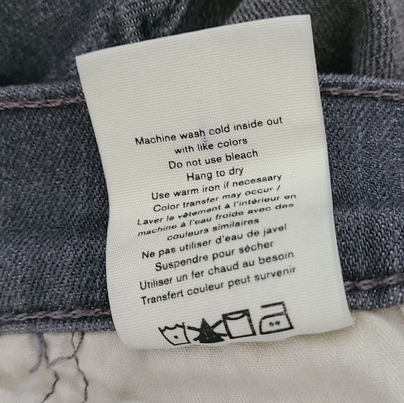 RAG & BONE Mens Jeans Grey Fit 1 Extra Slim Legs Button Fly Denim Size 31 - Picture 14 of 15